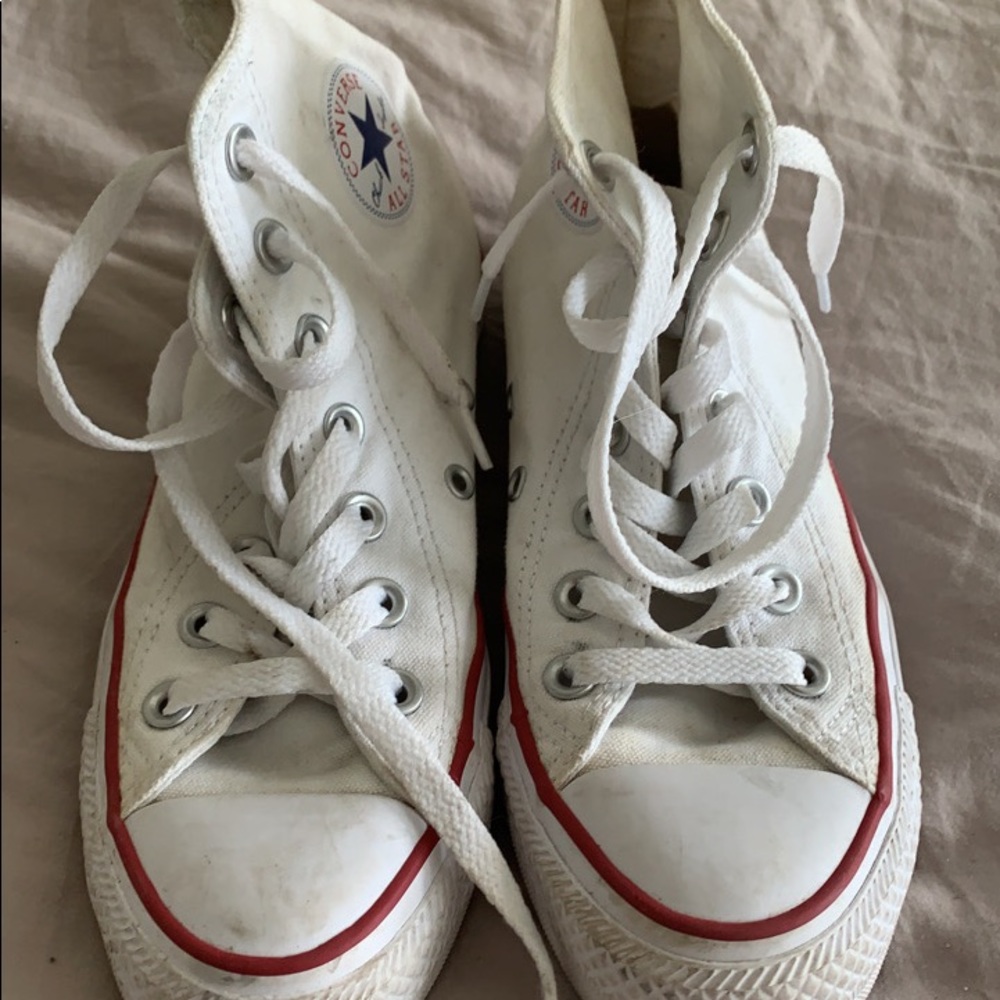 White high top Converse